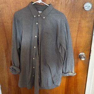 Old Navy Men's Dark Gray Button-Down Shirt